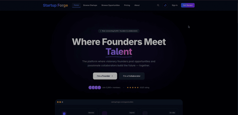 Startup Forge